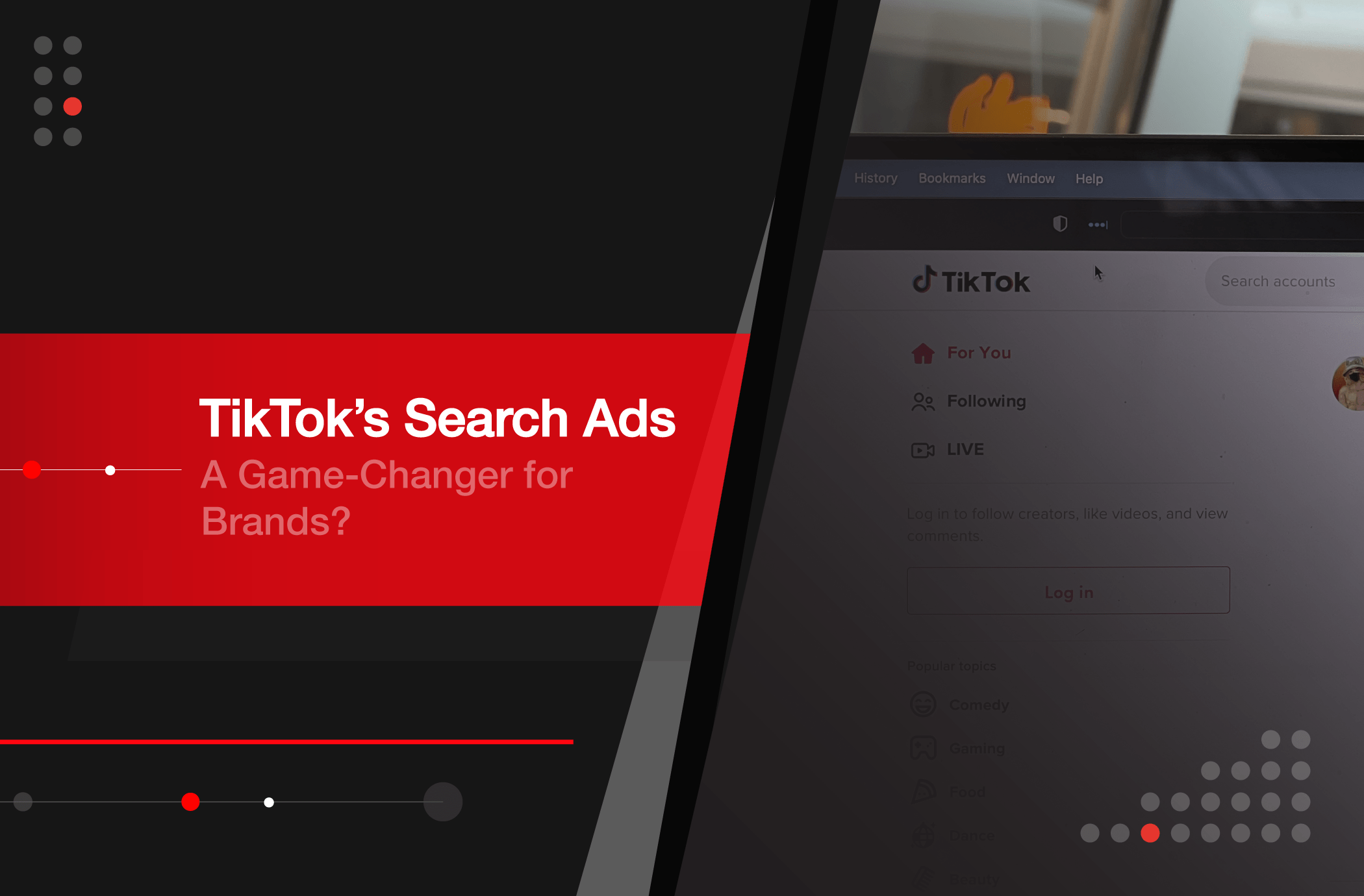TikTok Search on Phone | TikTok Search-Ads, Search-First Marketing Agency | Diony